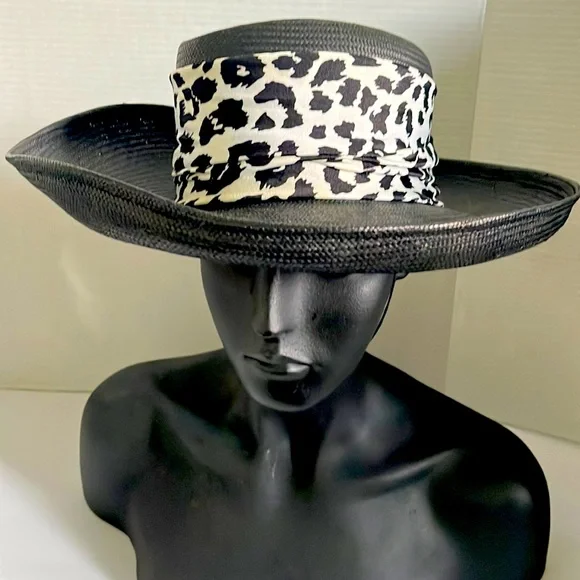 Sonni | Accessories | Sonni San Francisco Black Straw Ladies  display picture 3
